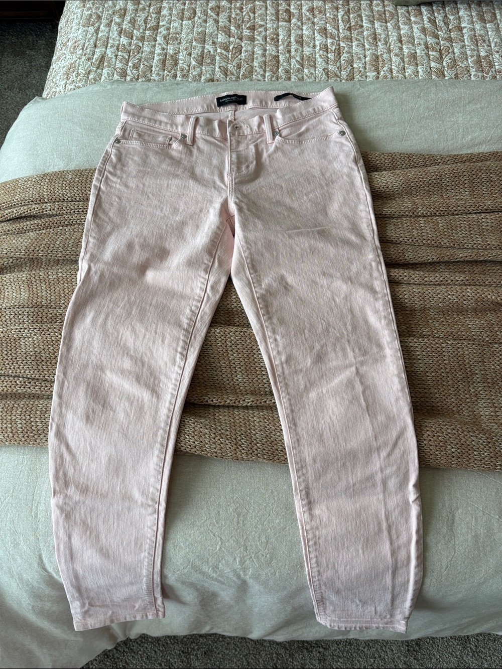 Banana Republic Light Pink Skinny Jeans